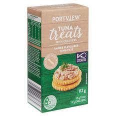 Smoke Flavoured Tuna Pate Treats with Crackers 112g